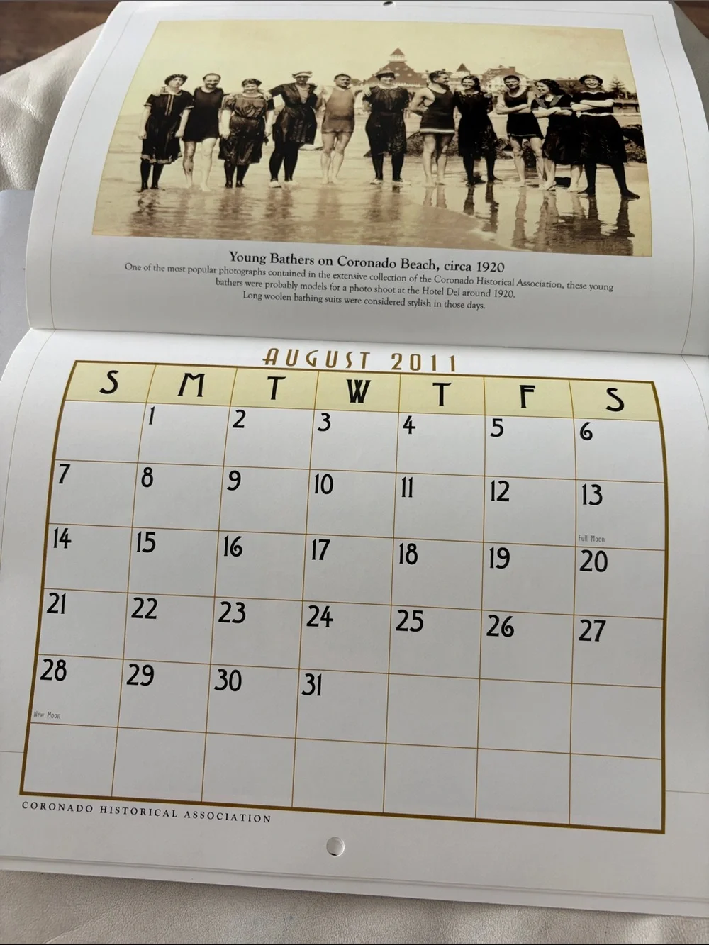 NIP 2011 CALENDAR CORONADO HISTORICAL ASSOCIATION